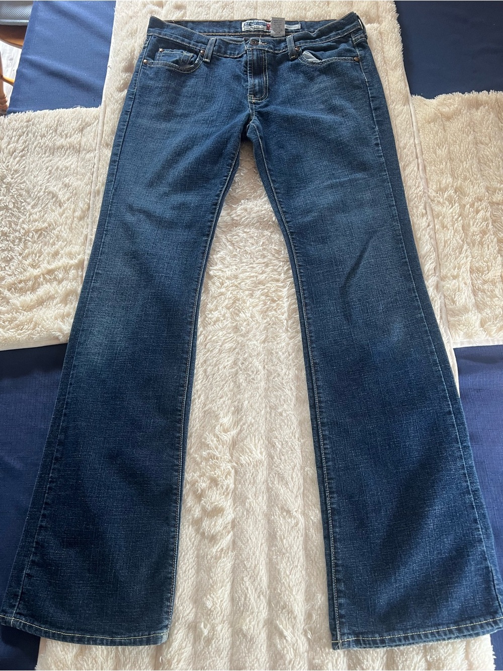 Old Navy Women's Deep Indigo Flare Jeans